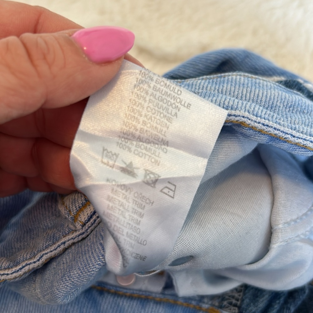 Ragged Jeans Quarter Panel Two Tone Mom Jeans - Picture 9 of 9